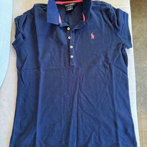 Ralph Lauren polo shirt blue like new, women's or kids'