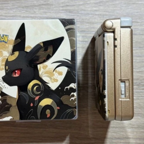 Pokémon Umbreon Custom Game Boy Advance SP with Case