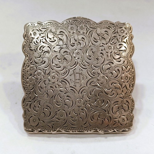 Sterling Silver 925 Powder Compact like new, Art Deco design