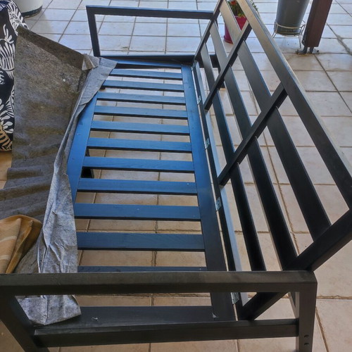IKEA outdoor sofas like new, set of two, three-seater with cushions