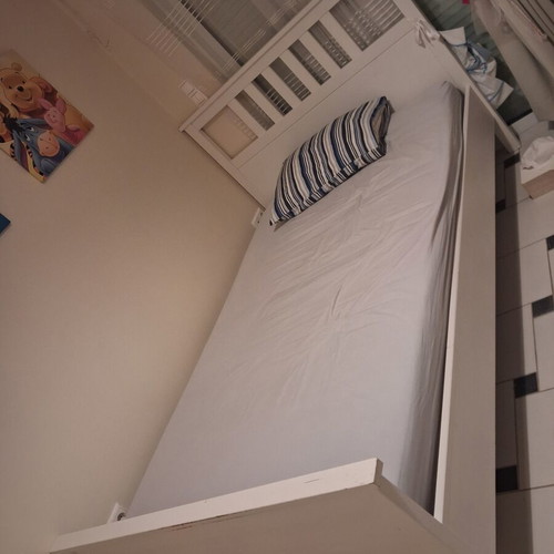 IKEA semi-double bed frame with slats, 200x120 cm mattress