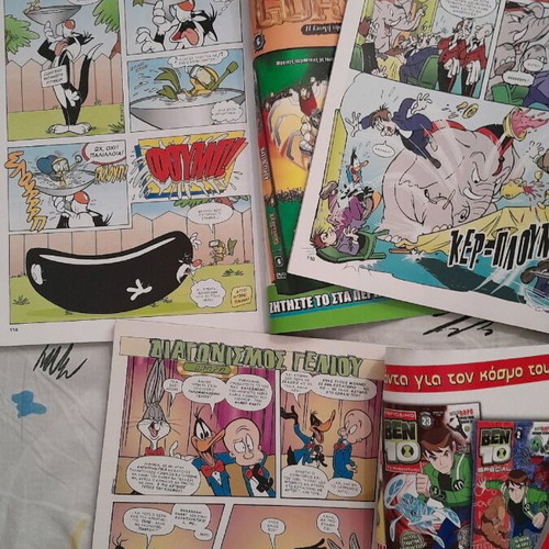 Looney Tunes classic comics set of 5 new, Greek