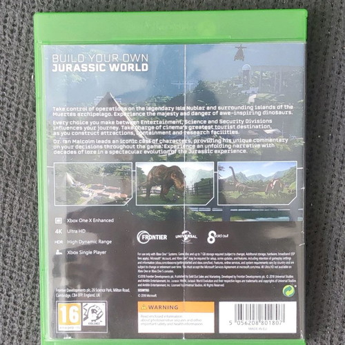 Jurassic World Evolution Xbox One used