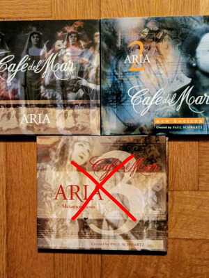 Cafe Del Mar Aria 2 CD pack new