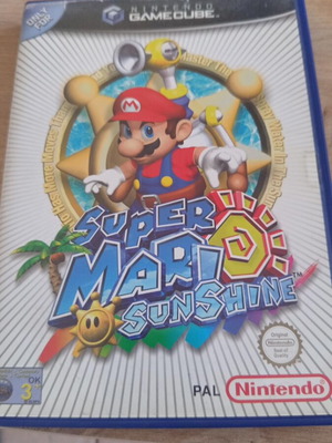 Super Mario Sunshine παιχνίδι Nintendo GameCube μεταχειρισμένο, το κουτί έχει σπάσιμο
