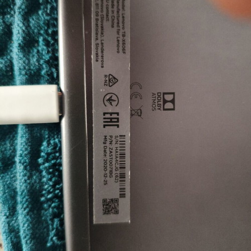 Lenovo Tab M10 FHD Plus (2nd Gen) tablet used for spare parts
