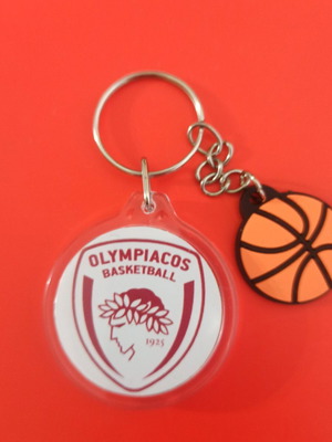 Olympiacos Round Keychain No17 new