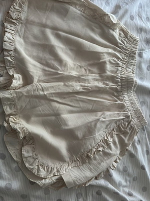 Regalinas cotton summer shorts S/M, white beige