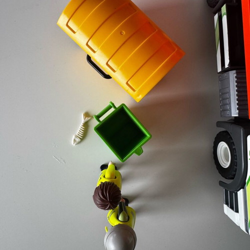 Playmobil City Life Recycling Truck 70200 like new partial set