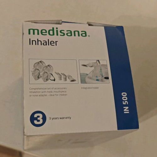 Medisana IN 500 nebulizer new for respiratory treatment