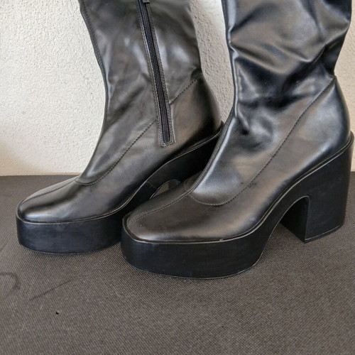 Zara leather ankle boots set of 2, black and brown, like new, size 39
