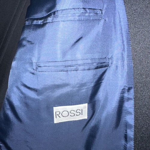 Rossi Tuxedo Double Breasted Black Size 50 Like New