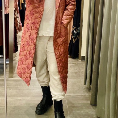 Be You quilted coat new, pink, size S