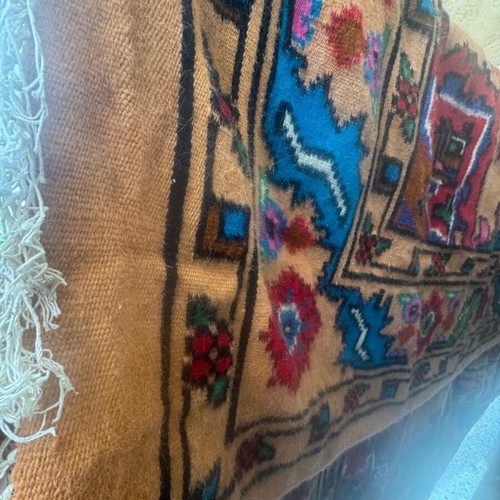 Handmade all-wool loom rug new