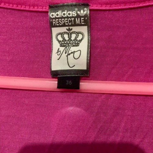 Vintage Y2K Adidas "Respect M.E." Top by Missy Elliott Size 36
