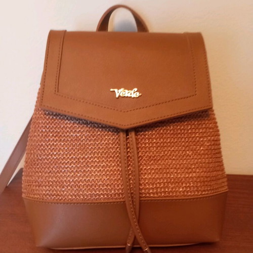 Verde tan backpack bag like new