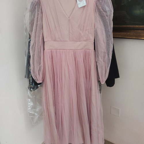 Tulle dress pink new, size M, New Collection