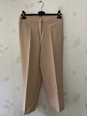 A-Style women's summer pants beige new, 3/4 length