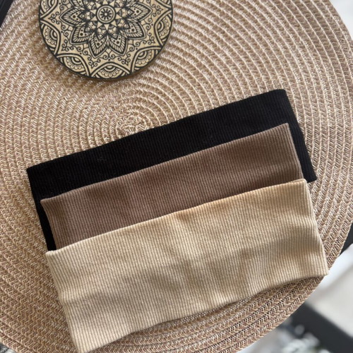 Hairbands set of 3 like new, beige and brown