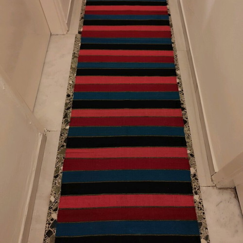 Handmade wool runner 2.20x0.67 like new