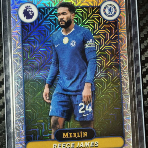 2025-26 Topps Merlin Premier League Reece James Mojo Refractor Chelsea FC card