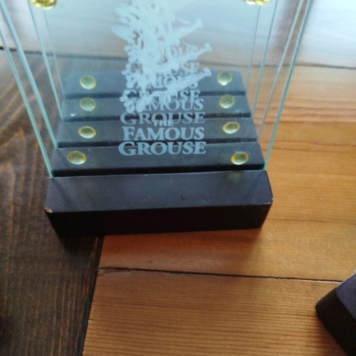 Famous Grouse glass coasters set like new, 11 pieces
