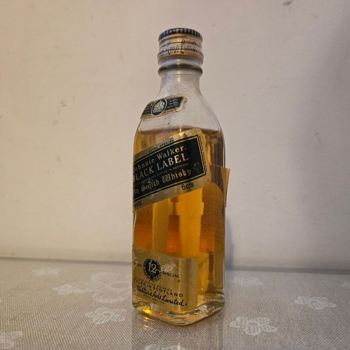 Johnnie Walker 12yo Black Label whisky miniature new 50ml