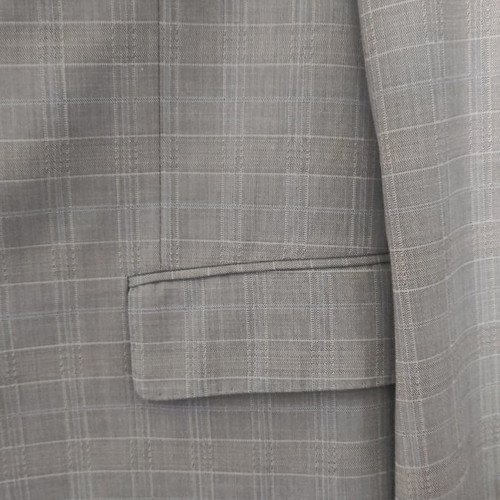 Paparazzi Men's Grey Checked Jacket Like New Size L