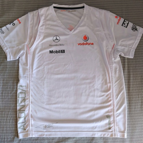 Vodafone McLaren Mercedes Alonso 2007 T-shirt new, size L