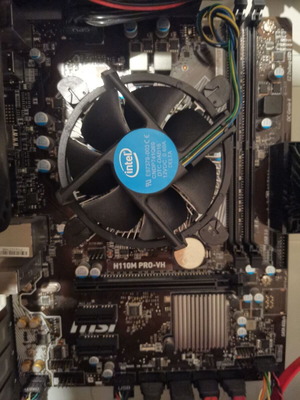Motherboard MSI H110M PRO-VH με CPU Intel G4400, 4GB RAM DDR4, Intel cooler, σαν καινούργιο