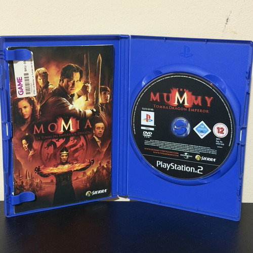 The Mommy Tomb of the Dragon Emperor PS2 game, good condition