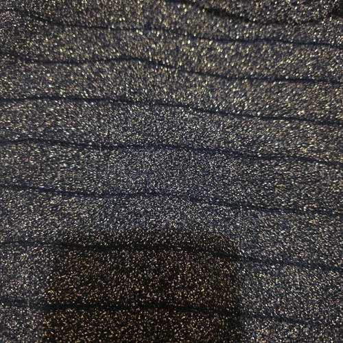 Shiny knitted blouse like new, black and gold, size S