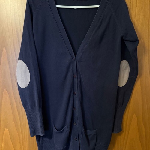 Zara blue cardigan used, elegant and comfortable, size L