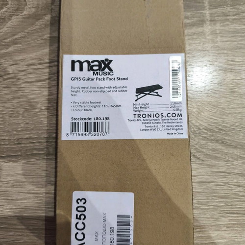 Metal foot for musician new unused