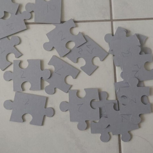 Diset puzzles 2x20 pieces like new