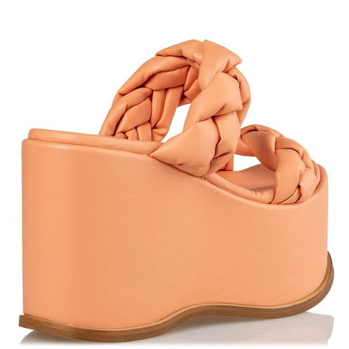 Envie platform sandals size 39 orange like new, 11cm