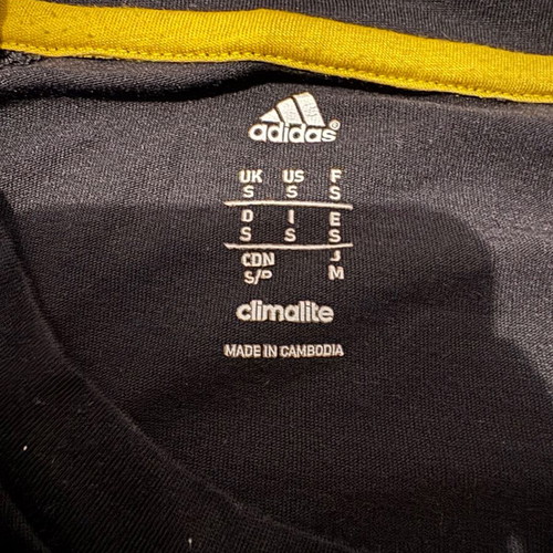 Adidas Climalite men's sports shirt size S like new, black