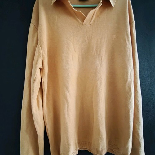 Guy Laroche Men's Sweater Like New, Beige Brown, XL
