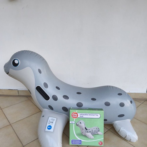 Inflatable Seal with Handles New, 3+ Years, Sea Toy