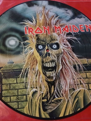 Iron Maiden πρώτο άλμπουμ picture disc LP Mint