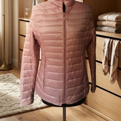 Lightweight baby pink jacket like new, size M