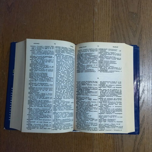 The New International Webster's German & English Dictionary like new