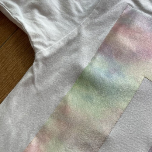 DKNY dress like new, women's S, white multicolor