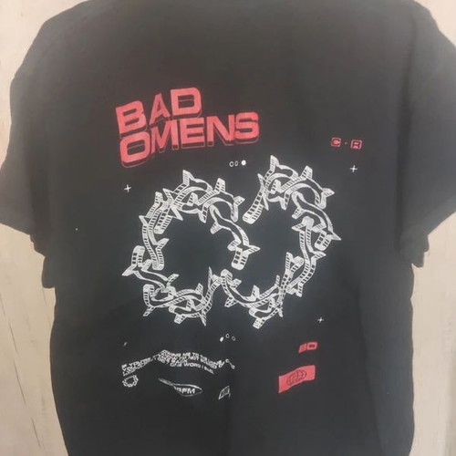 Bad Omens T-shirt, XL size, black