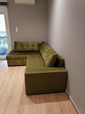 Corner sofa with storage and bed new