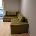 Corner sofa with storage and bed new