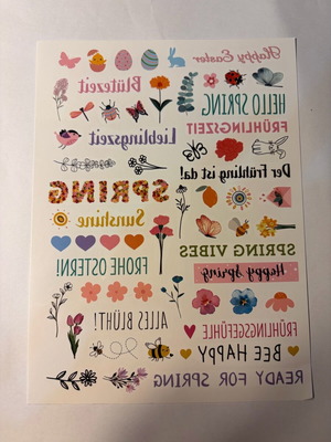 Easter decals new, 3 pages