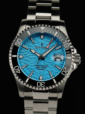 Tecnotempo Αυτόματο Professional Diver 500M 50ATM με τιρκουάζ καντράν καινούργιο