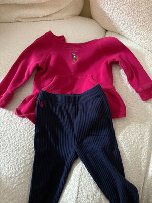 Polo Ralph Lauren baby girl set 9-12 months like new