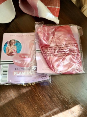 Flamingo cup holders new, set of 2 pieces